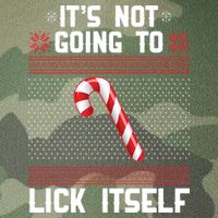 It's Not Going To Lick Itself Ugly Christmas Sweater Legacy Tie Dye Trucker Hat