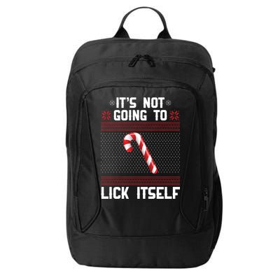 It's Not Going To Lick Itself Ugly Christmas Sweater City Backpack