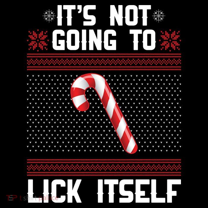 It's Not Going To Lick Itself Ugly Christmas Sweater 16 in Basic Backpack