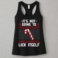 It's Not Going To Lick Itself Ugly Christmas Sweater Womens Tank Top