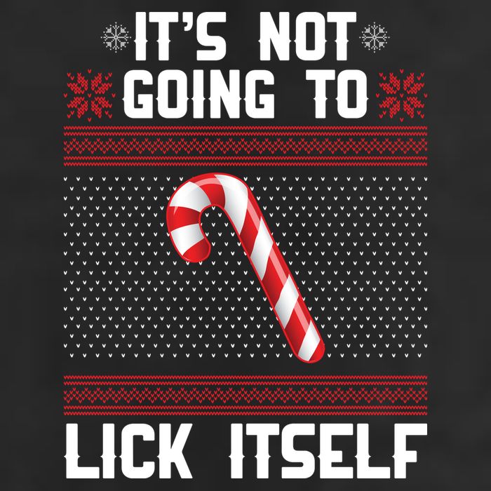 It's Not Going To Lick Itself Ugly Christmas Sweater Microfiber Hand Towel