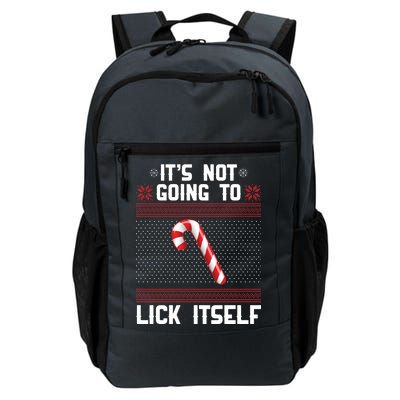 It's Not Going To Lick Itself Ugly Christmas Sweater Daily Commute Backpack