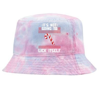 It's Not Going To Lick Itself Ugly Christmas Sweater Tie-Dyed Bucket Hat