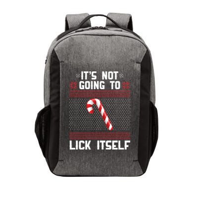 It's Not Going To Lick Itself Ugly Christmas Sweater Vector Backpack