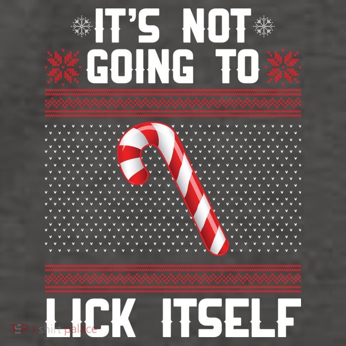 It's Not Going To Lick Itself Ugly Christmas Sweater Vector Backpack