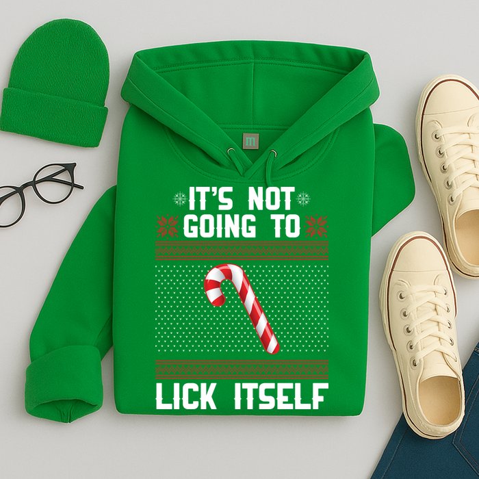 It's Not Going To Lick Itself Ugly Christmas Sweater Hoodie