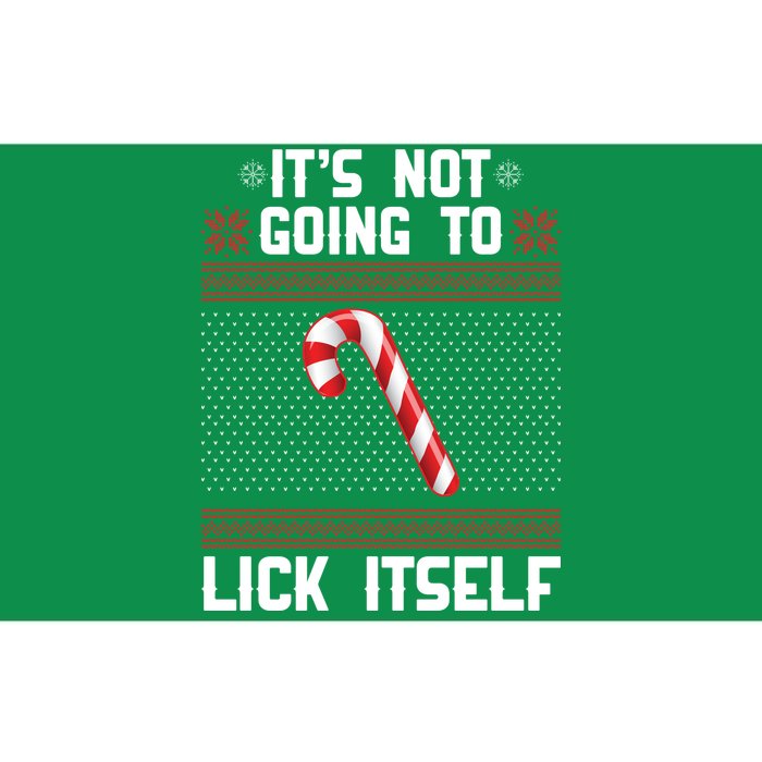 It's Not Going To Lick Itself Ugly Christmas Sweater Bumper Sticker