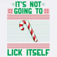 It's Not Going To Lick Itself Ugly Christmas Sweater Garment-Dyed Sweatshirt