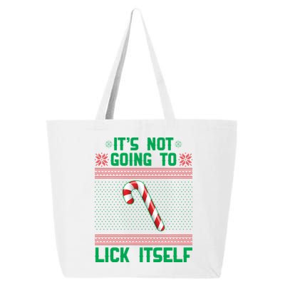 It's Not Going To Lick Itself Ugly Christmas Sweater 25L Jumbo Tote