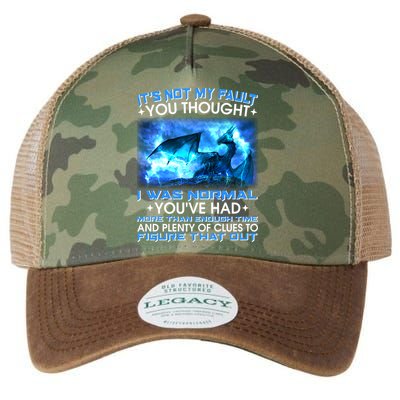It's Not My Fault You Thought I Was Normal Lightning Dragon Legacy Tie Dye Trucker Hat