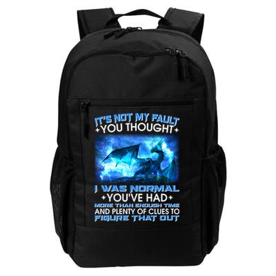 It's Not My Fault You Thought I Was Normal Lightning Dragon Backpack