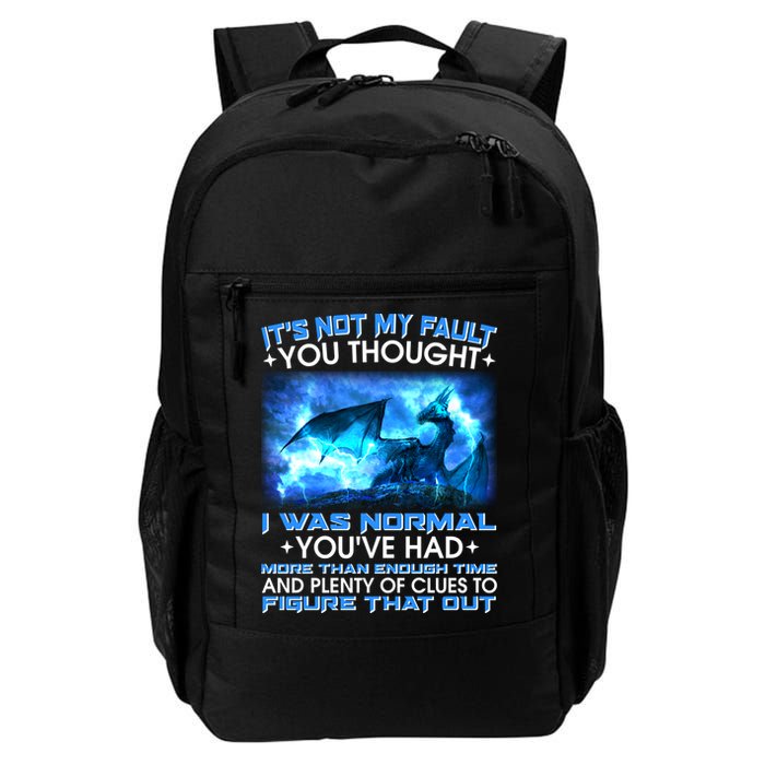 It's Not My Fault You Thought I Was Normal Lightning Dragon Backpack