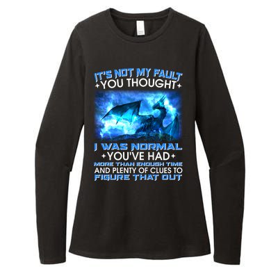 It's Not My Fault You Thought I Was Normal Lightning Dragon Womens CVC Long Sleeve Shirt