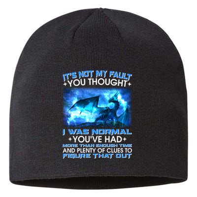 It's Not My Fault You Thought I Was Normal Lightning Dragon Sustainable Beanie