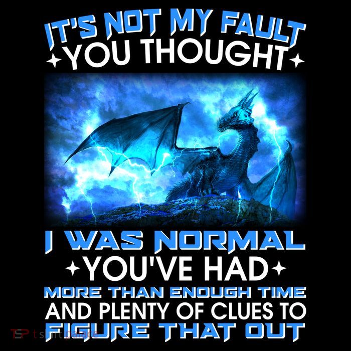 It's Not My Fault You Thought I Was Normal Lightning Dragon Sustainable Beanie