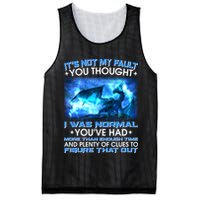 It's Not My Fault You Thought I Was Normal Lightning Dragon Mesh Reversible Basketball Jersey Tank