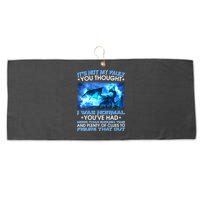 It's Not My Fault You Thought I Was Normal Lightning Dragon Large Microfiber Waffle Golf Towel