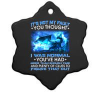 It's Not My Fault You Thought I Was Normal Lightning Dragon Ceramic Star Ornament