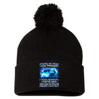 It's Not My Fault You Thought I Was Normal Lightning Dragon Pom Pom 12in Knit Beanie