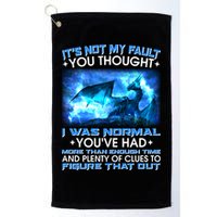 It's Not My Fault You Thought I Was Normal Lightning Dragon Golf Towel
