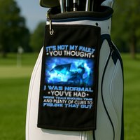 It's Not My Fault You Thought I Was Normal Lightning Dragon Golf Towel