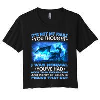 It's Not My Fault You Thought I Was Normal Lightning Dragon Crop Top