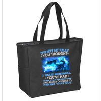 It's Not My Fault You Thought I Was Normal Lightning Dragon Zip Tote Bag