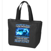 It's Not My Fault You Thought I Was Normal Lightning Dragon Zip Tote Bag