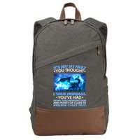 It's Not My Fault You Thought I Was Normal Lightning Dragon Cotton Canvas Backpack
