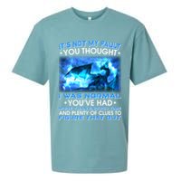 It's Not My Fault You Thought I Was Normal Lightning Dragon Sueded Cloud Jersey T-Shirt