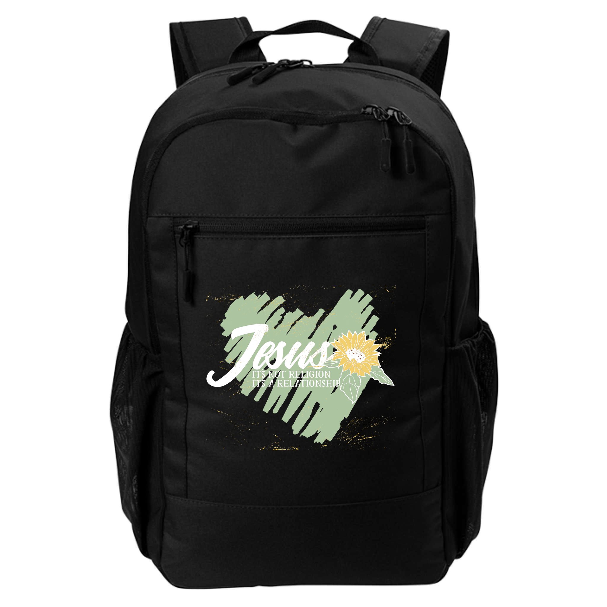It's Not Religion It's A Relationship Heart Backpack