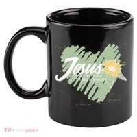 It's Not Religion It's A Relationship Heart 11oz C Handle Ceramic Mug