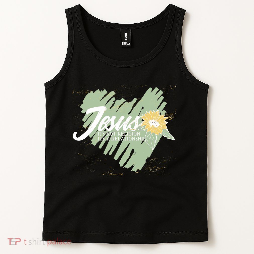It's Not Religion It's A Relationship Heart Tank Top