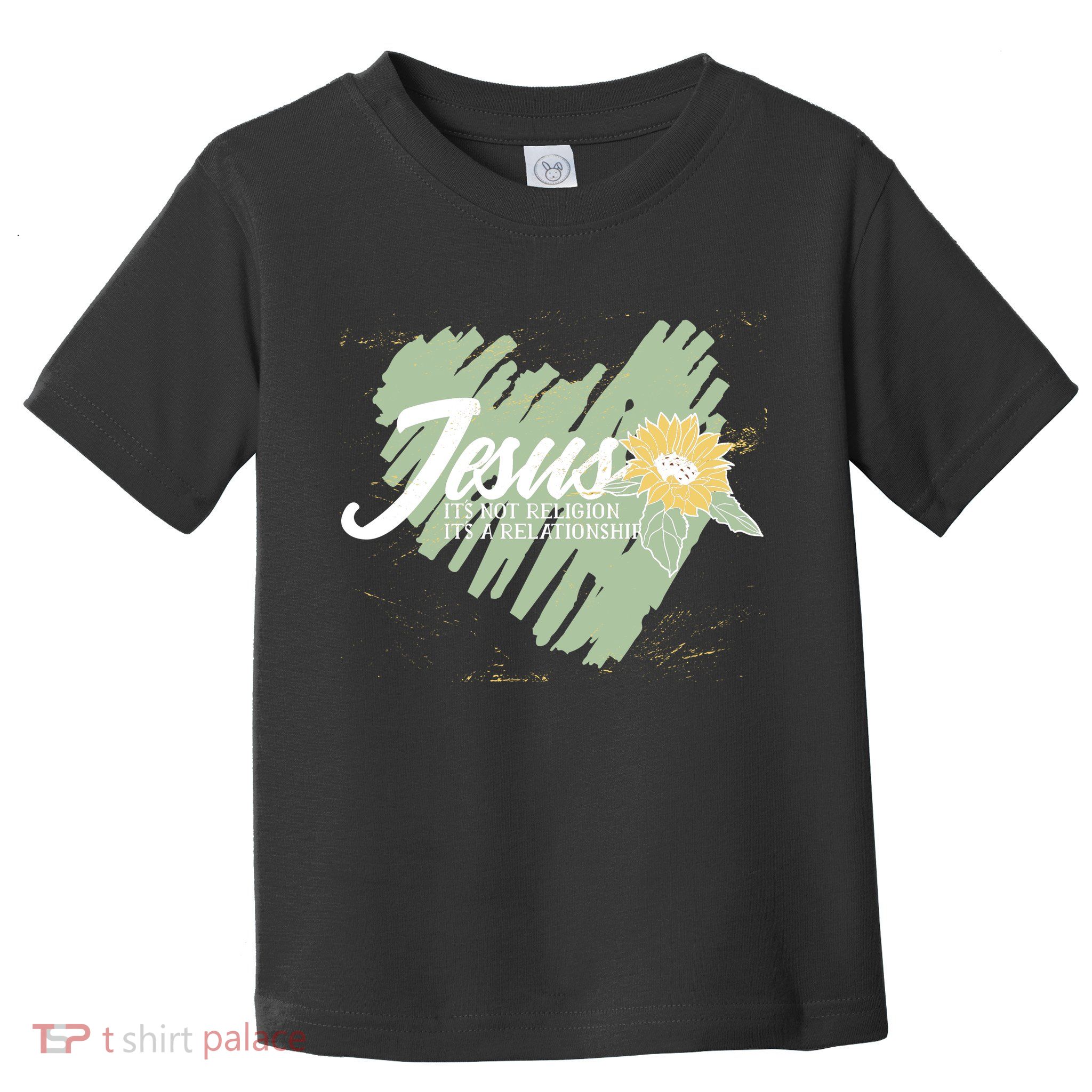It's Not Religion It's A Relationship Heart Toddler T-Shirt