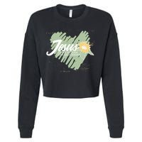 It's Not Religion It's A Relationship Heart Cropped Pullover Crew