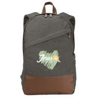It's Not Religion It's A Relationship Heart Cotton Canvas Backpack