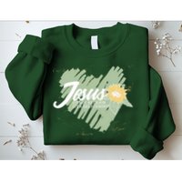 It's Not Religion It's A Relationship Heart Sweatshirt
