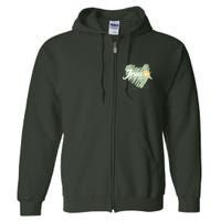 It's Not Religion It's A Relationship Heart Full Zip Hoodie