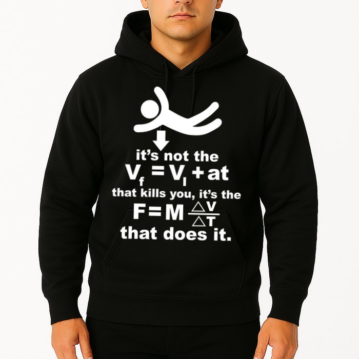 It's Not The Velocity That Kills You It's The Fall Hoodie