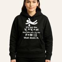 It's Not The Velocity That Kills You It's The Fall Hoodie