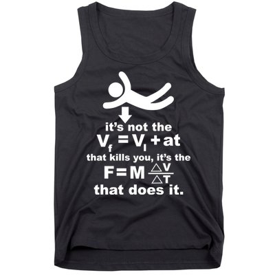It's Not The Velocity That Kills You It's The Fall Tank Top