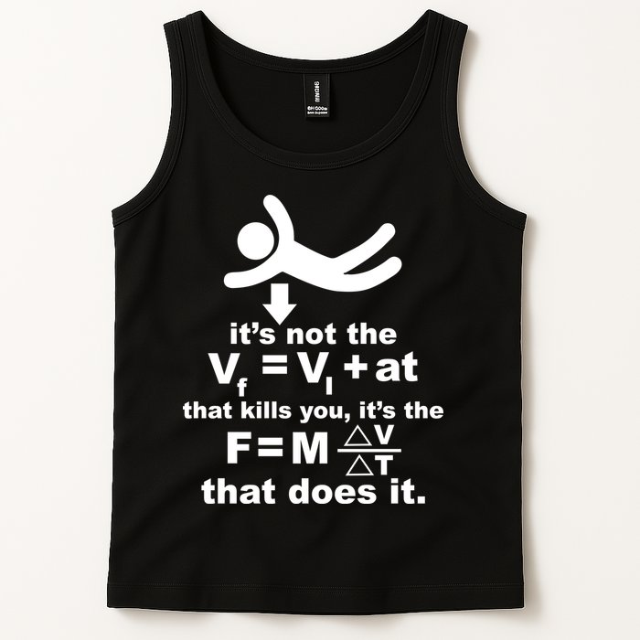 It's Not The Velocity That Kills You It's The Fall Tank Top