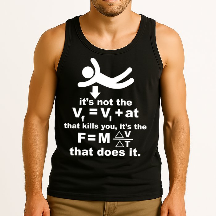 It's Not The Velocity That Kills You It's The Fall Tank Top
