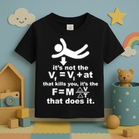 It's Not The Velocity That Kills You It's The Fall Toddler T-Shirt