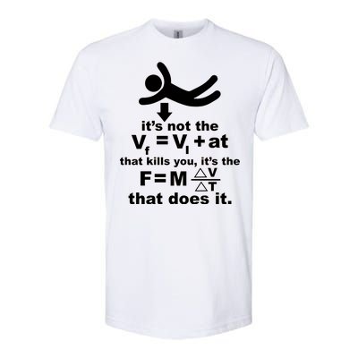 It's Not The Velocity That Kills You It's The Fall Softstyle® CVC T-Shirt