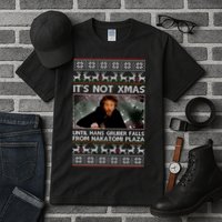 It's Not X-Mas Until Hans Gruber Falls From Nakatomi Plaza Tall T-Shirt