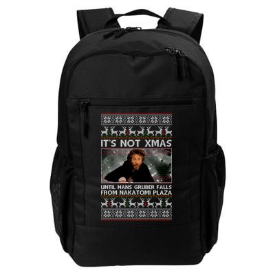 It's Not X-Mas Until Hans Gruber Falls From Nakatomi Plaza Backpack