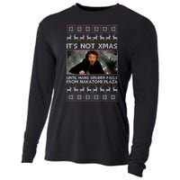 It's Not X-Mas Until Hans Gruber Falls From Nakatomi Plaza Cooling Performance Long Sleeve Crew