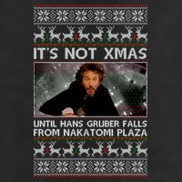 It's Not X-Mas Until Hans Gruber Falls From Nakatomi Plaza Golf Towel