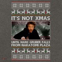 It's Not X-Mas Until Hans Gruber Falls From Nakatomi Plaza Cotton Canvas Backpack